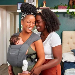 Embrace Mesh Newborn Carrier - Washed Black