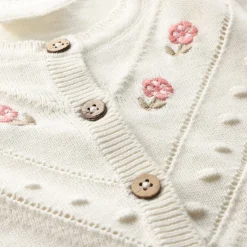 Embroidered Knit Cardigan 6-24