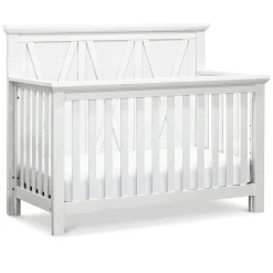 Emory Farmhouse 4-in-1 Convertible Crib - Linen White