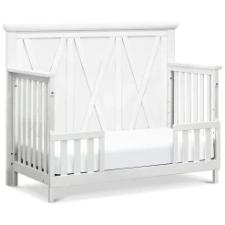 Emory Farmhouse 4-in-1 Convertible Crib - Linen White