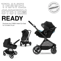 Eos Moon Black Stroller