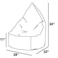 Ergo Junior Bean Bag Original - Charbon