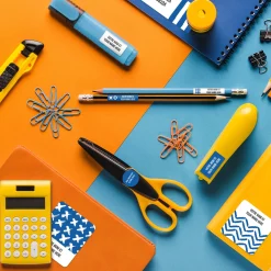 Essential Name Labels - Blue patterns