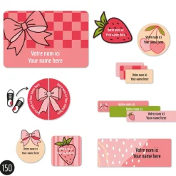 Essential Name Labels - Bows