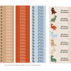 Essential Name Labels - Dinos