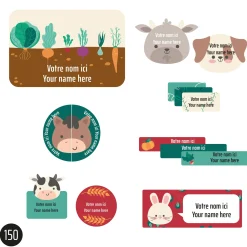 Essential Name Labels - Farm