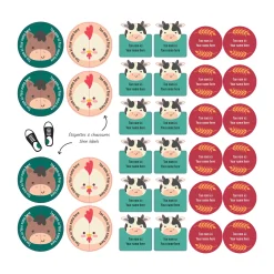 Essential Name Labels - Farm