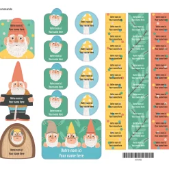 Essential Name Labels - Gnome