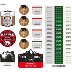 Essential Name Labels - Hunter