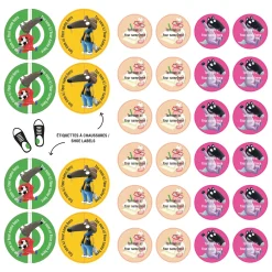 Essential Name Labels - Little Wolf