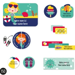 Essential Name Labels – Mermaids