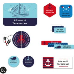 Essential Name Labels – Nautical