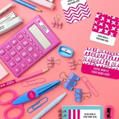 Essential Name Labels - Pink patterns