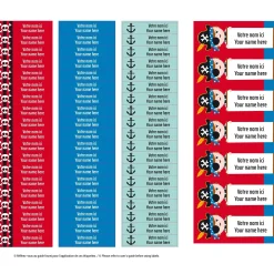 Essential Name Labels - Pirates