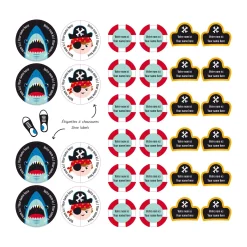 Essential Name Labels - Pirates