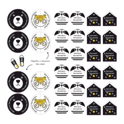 Essential Name Labels – Scandinavian