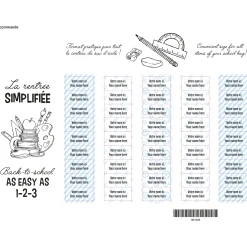 Essential Name Labels – School blue