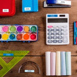 Essential Name Labels – School blue