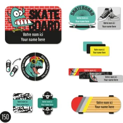 Essential Name Labels - Skate
