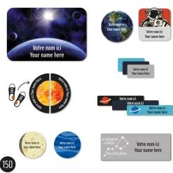 Essential Name Labels - Space