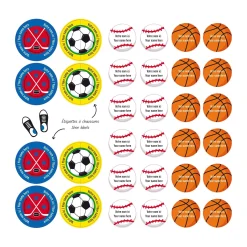 Essential Name Labels – Sports