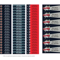 Essential Name Labels - Super heros