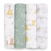 Essentials Cotton Muslin Swaddles 2 Pack - Disney™ (4) Winnie and Friends