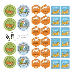 Essentials Name Labels - Animals