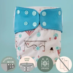 Evolution Washable Diaper - Fairground