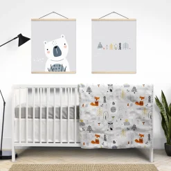 Exclusive 3-Piece Crib Bedding - Forest