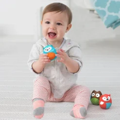 Explore and More Egg Rattles Baby Toy Trio - Multi Animals