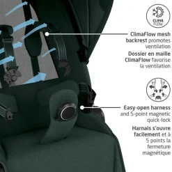 Fame Stroller - Twillic Green