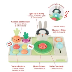 Farmstand Let The Beet Drop DJ Set Baby Musical Toy