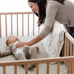 Fitted Crib Sheet - Green