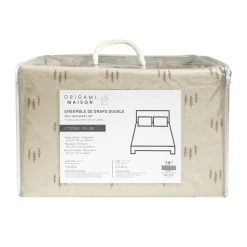 Flannel Double Sheet Set - Pines