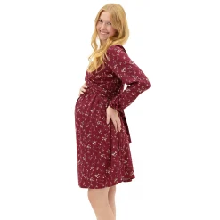 Floral AOP Maternity Dress