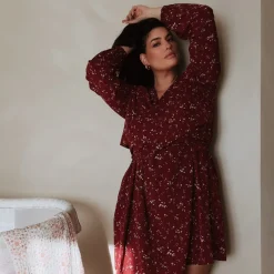 Floral AOP Maternity Dress