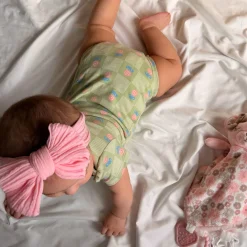 Floral Check Bodysuit 3-24m