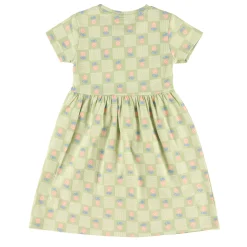 Floral Check Dress 2-8y