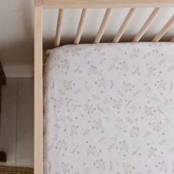 Floral Crib Fitted Sheet