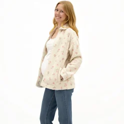 Floral Sherpa Jacket