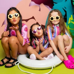 Flower AOP UV Swuimsuit 2-10y