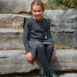 Flowers AOP Romance Dress 7-14