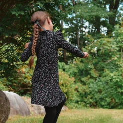 Flowers AOP Romance Dress 7-14