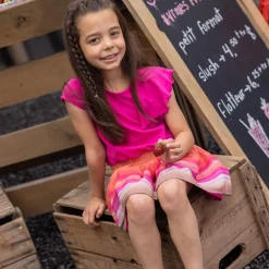 Flowers Frill Dress 2-12