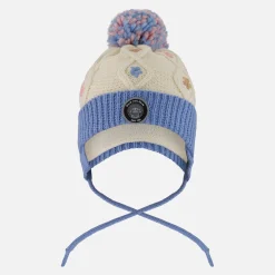 Flowers Knit Hat 6-24m