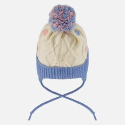 Flowers Knit Hat 6-24m