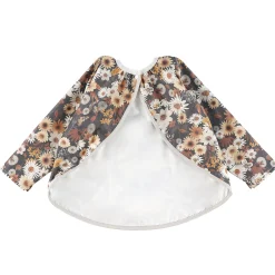 Flowers L/s Bib 0-36m