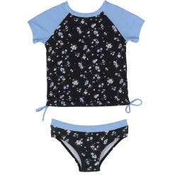 Flowers 2pc Uv Swimsuit 2-14