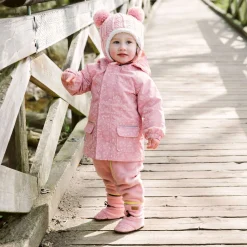 Flowers Stay-Put Booties 3-24m